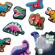 Set de lucru manual pentru copii cu dinozauri fosforescenti