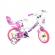 Bicicleta copii dino bikes 12 inch fairy alb