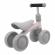 Bicicleta fara pedale cu 4 roti din plastic sportrike - roz