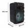 Boxa portabila hf605, 15w pmpo, bt/fm/usb/aux, led, 1200mah