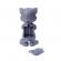 Pisicuta interactiva cu functii tactile, 20 cm