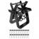 Set suport rotativ cu 18 recipiente pentru condimente, negru