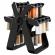 Set suport rotativ cu 18 recipiente pentru condimente, negru