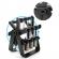 Set suport rotativ cu 18 recipiente pentru condimente, negru