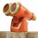 Binoclu orange lime green pentru spatiile de joaca