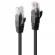 Cablu lindy 1m cat.6 u/utp, black