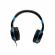 Casti cu micr. spacer pearl blue, cu fir