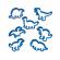 Forme de taiat plastilina dino (7 piese)