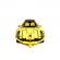 Jucarie tip lego tehnic de constructie masina sport galbena (414 piese)