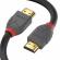 Cablu lindy 0.3m high speed hdmi, anthra