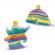 Set creativ - sticle de arta cu nisip galaxy unicorn si curcubeu