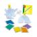 Set creativ - sticle de arta cu nisip galaxy unicorn si curcubeu