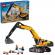 Lego city excavator galben de constructii 60420