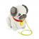 Fisher price jucarie de tras interactiva catel cu miscari si sunete