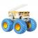 Hot wheels monster truck glow in the dark masinuta 5 alarm scara 1:64