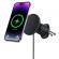 Suport magnetic incarcare wireless 15w cu prindere ventilatie