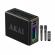 Boxa portabila akai cu 2 micfrofoane 80w