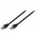 Cablu lindy 2m cat.6 u/utp, black