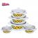 Set gatit 10 piese emailat sun flower