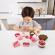 Jucarie din lemn - set desert cu capsuni (7 piese)