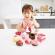 Jucarie din lemn - set desert cu capsuni (7 piese)