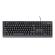 Tastatura cu fir trust, negru