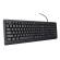 Tastatura cu fir trust, negru