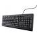 Tastatura cu fir trust, negru