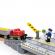 Jucarie din lemn - set de transport maritim si feroviar (38 piese)
