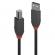 Cablu lindy usb a-usb b anthra 1m negru