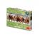 Puzzle panoramic cai, 150 piese - dino toys