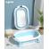 Cadita cu termometru incorporat, blue