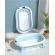 Cadita cu termometru incorporat, blue
