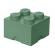 Cutie depozitare lego 2x2 verde nisip