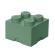 Cutie depozitare lego 2x2 verde nisip