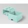 Cutie depozitare lego 2x2 cu sertar, aqua