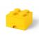 Cutie depozitare lego 2x2 cu sertar, galben