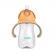 Cana cu pai tritan, orange, 300ml,u-grow