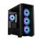 Carcasa asus a23 plus tg argb black