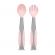 Set lingurita si furculita , roz, u-grow