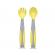 Set lingurita si furculita,galben,u-grow