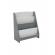Raft depozitare carti, gri, u-grow