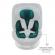 Scaun auto kinderkraft xpedition 3 i-size 40-150 cm, green