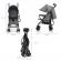 Carucior sport kinderkraft tik tip umbrela stone grey