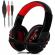 Casti audio, microfon, gaming, spuma, noise cancelling, negru, 18 x 17