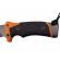 Cutit de vanatoare ideallstore®, survival blade, 20.5 cm, otel inoxidabil, portocaliu, husa inclusa