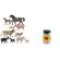 Set 10 figurine animale domestice cu puii - miniland