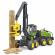 Tractor forestier john deere 1270g cu un bustean bruder