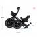 Tricicleta kinderkraft spinstep 5 in 1 grey
