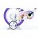 Bicicleta copii dino bikes 16 inch unicorn academy